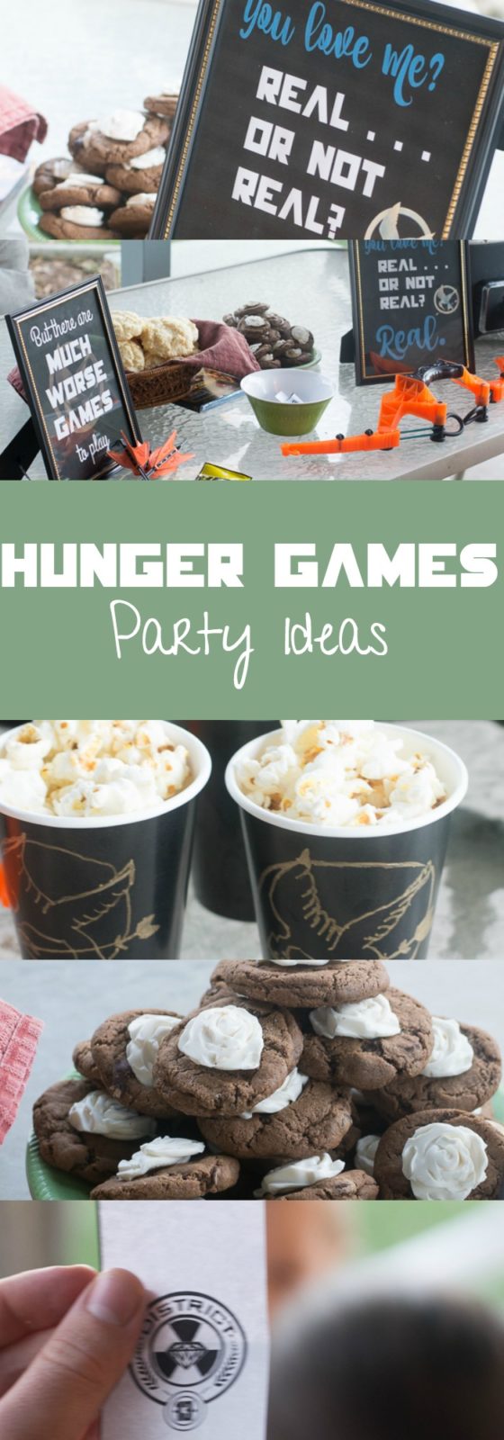 Lots of fun Hunger Games party ideas - Hunger Game's themed food, decor, and games!