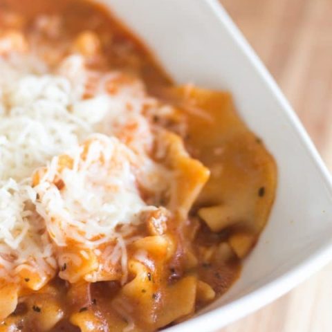 Slow Cooker Lasagna Soup