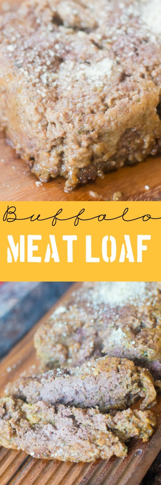 A flavorful and fancy buffalo meatloaf recipe - so good!