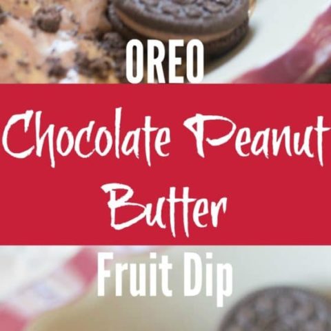 OREO Chocolate Peanut Butter Fruit Dip