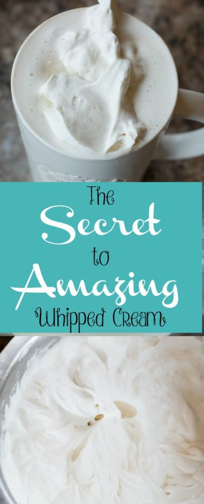 Tired of just "meh" whipped cream? You don't want to miss these two secrets to making amazing whipped cream!