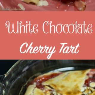 White Chocolate Cherry Tart