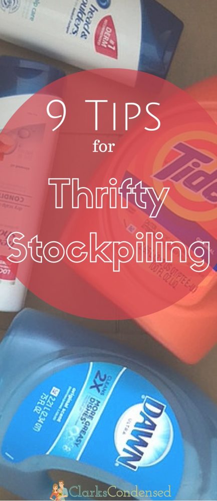 Stockpiling is great...if it's actually saving you money! Here are some thrifty stockpiling tips for saving products on a budget. 