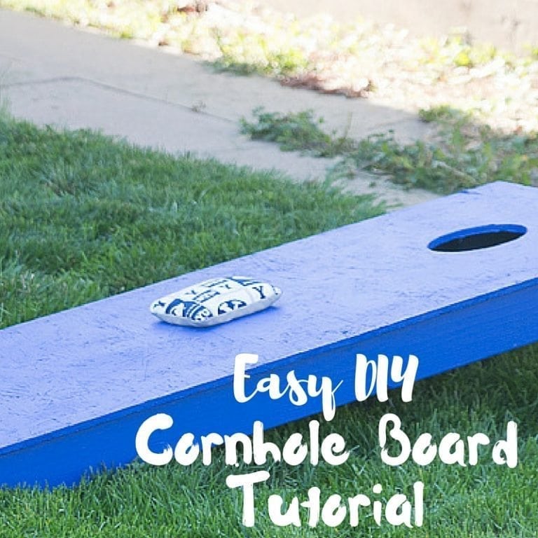 Easy DIY Cornhole Board Tutorial