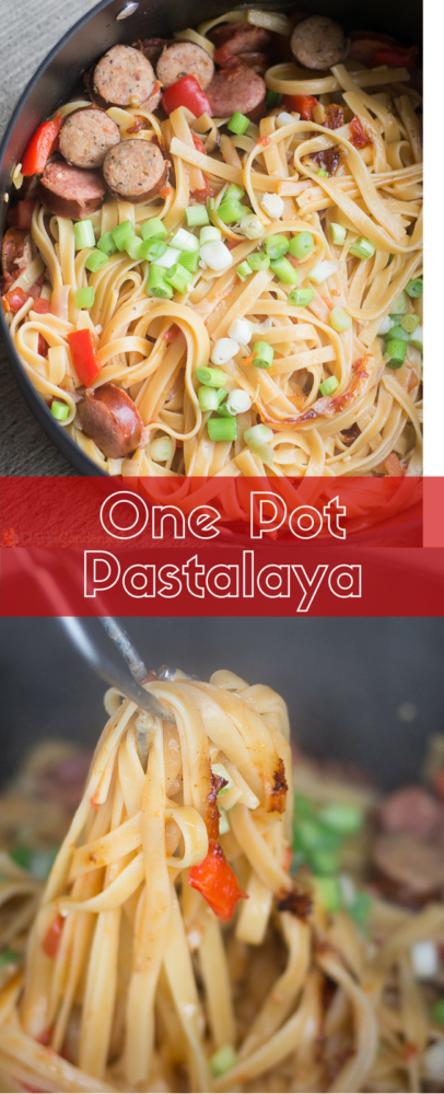 This easy one pot pastalaya has AMAZING cajun flavor and is out of this world delicious. 