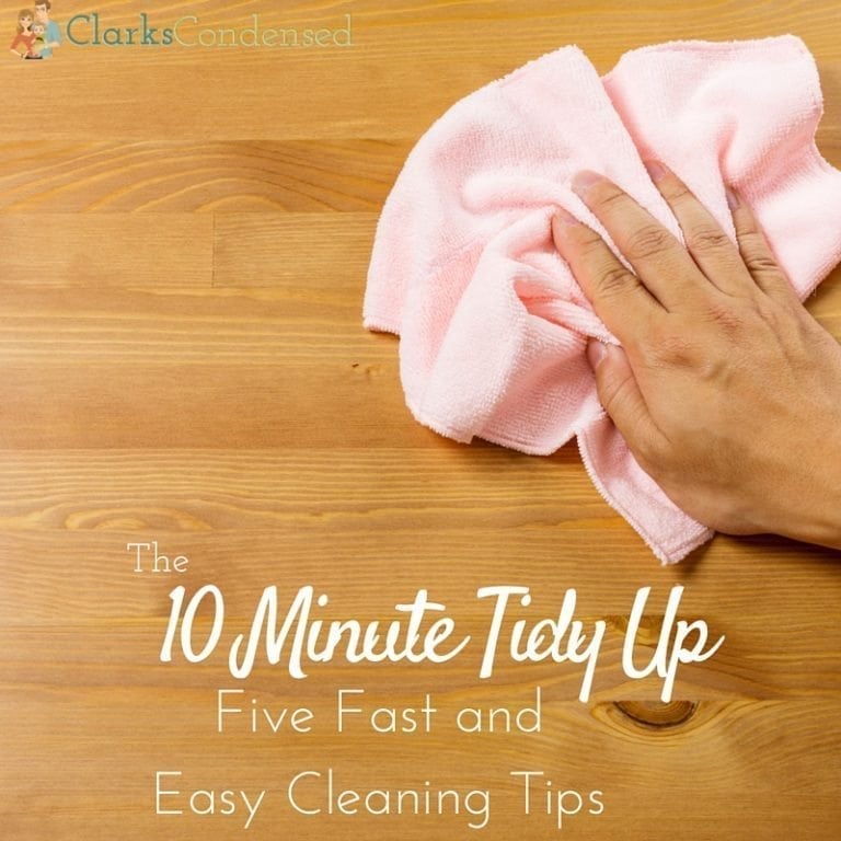 How to Tidy Up Fast