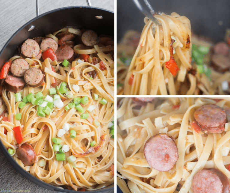 This easy one pot pastalaya has AMAZING cajun flavor and is out of this world delicious. 