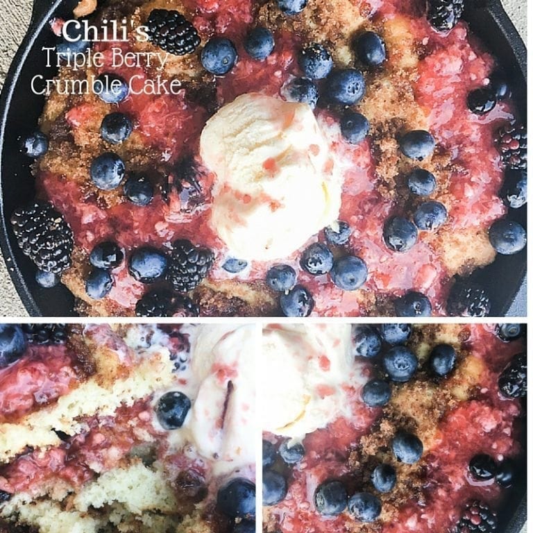 Copycat Chili’s Triple Berry Crumble Cake Recipe