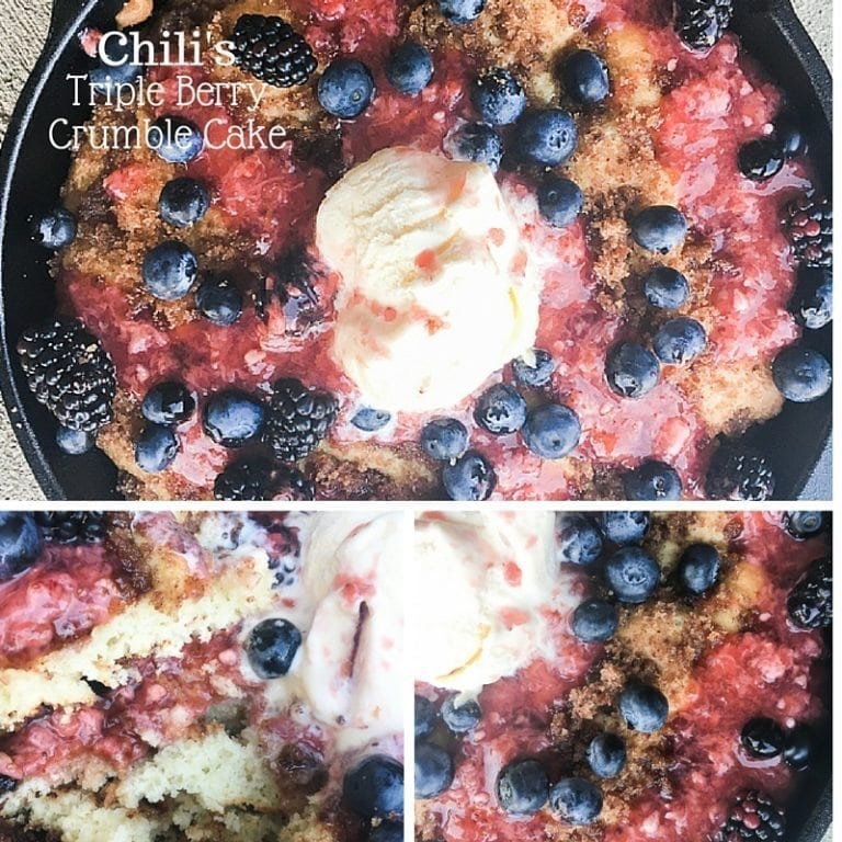 Copycat Chili’s Triple Berry Crumble Cake Recipe