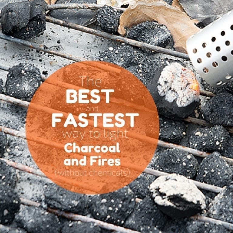 The best way to light charcoal 