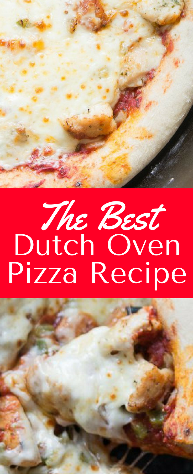 Dutch Oven Pizza / Dutch Oven Pizza Recipe / Outdoor Pizza / Camping Pizza / Pizza Recipe / Pizza Dough / Camping / Dutch Oven Cooking