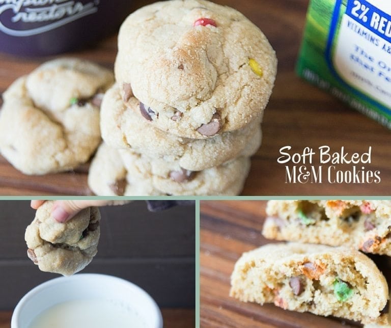 Soft Baked M&M Cookies Recipe