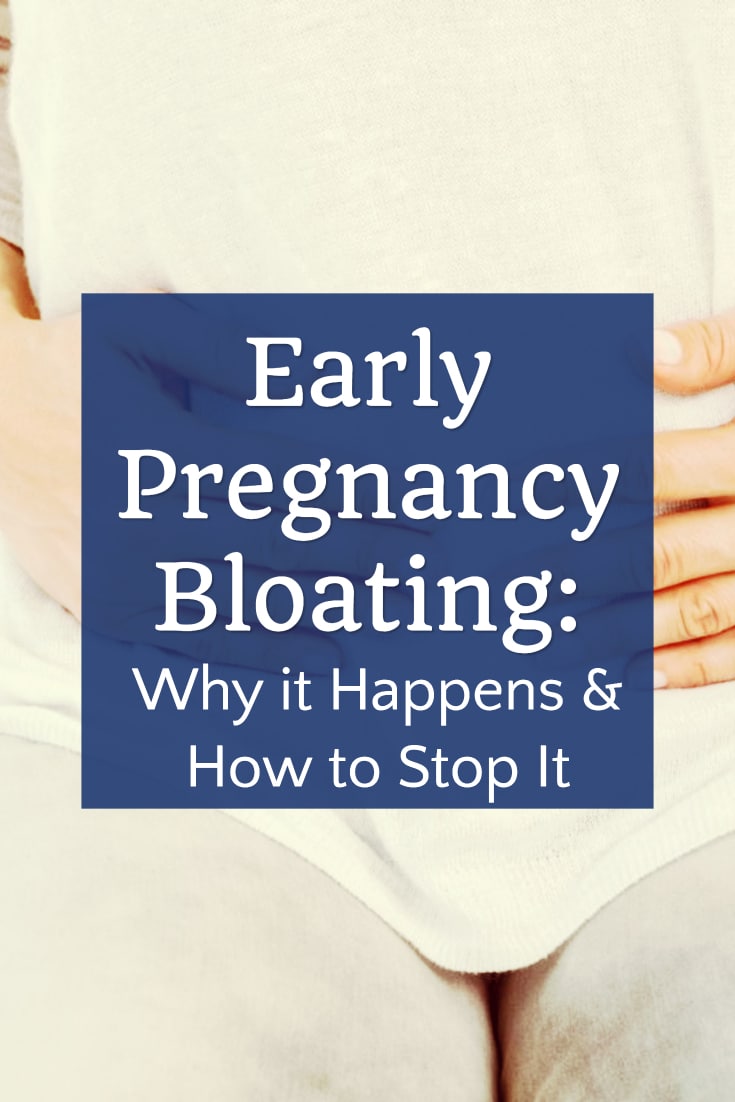 early pregnancy bloating