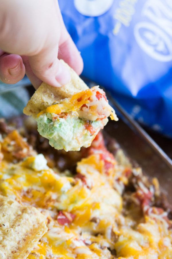 Hot Seven Layer Dip Recipe with SunChips 2024 Clarks Condensed