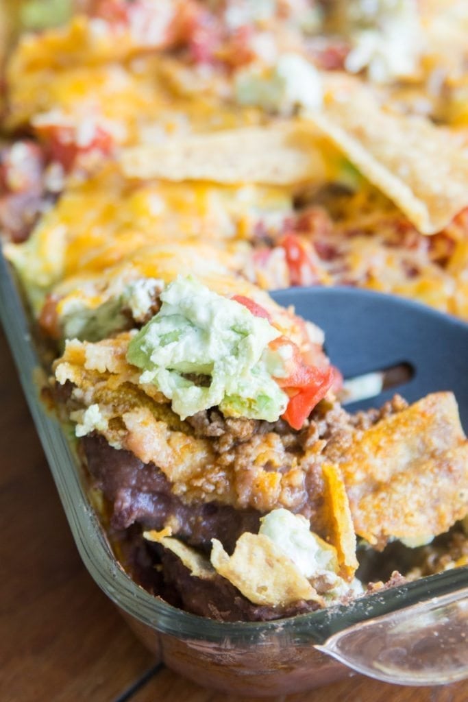 Hot Seven Layer Dip Recipe with SunChips 2024 - Clarks Condensed