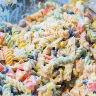 Tex Mex Chicken Pasta Salad