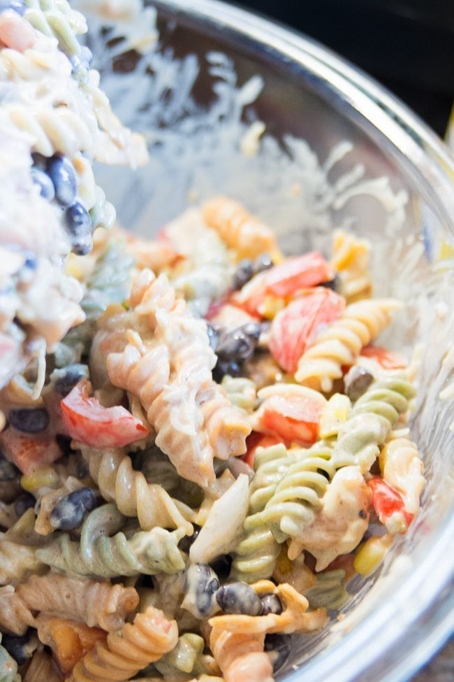 Cold Chicken Pasta Salad