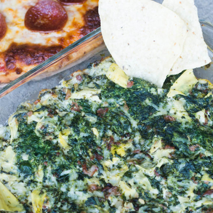 Cheesy Spinach Bacon Dip