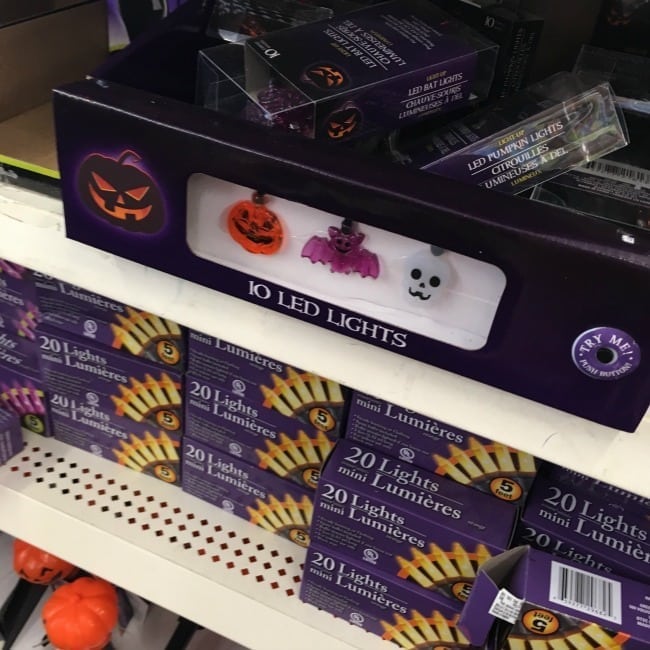 halloween-lights at dollar tree