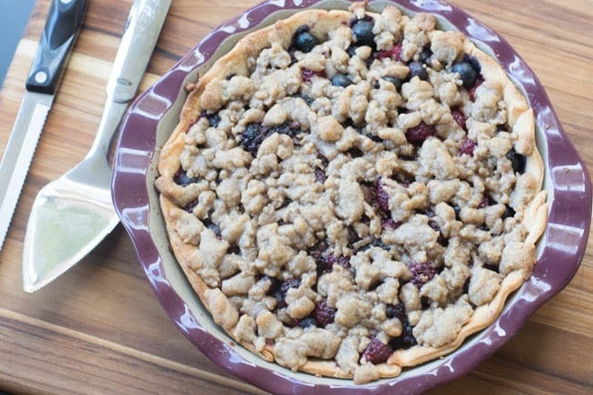 Chocolate Triple Berry Pie Recipe