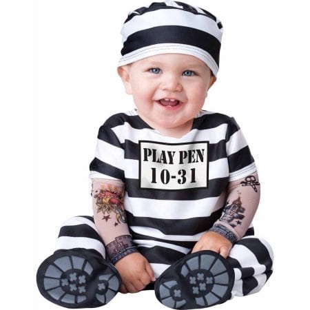 infant jailbird costume