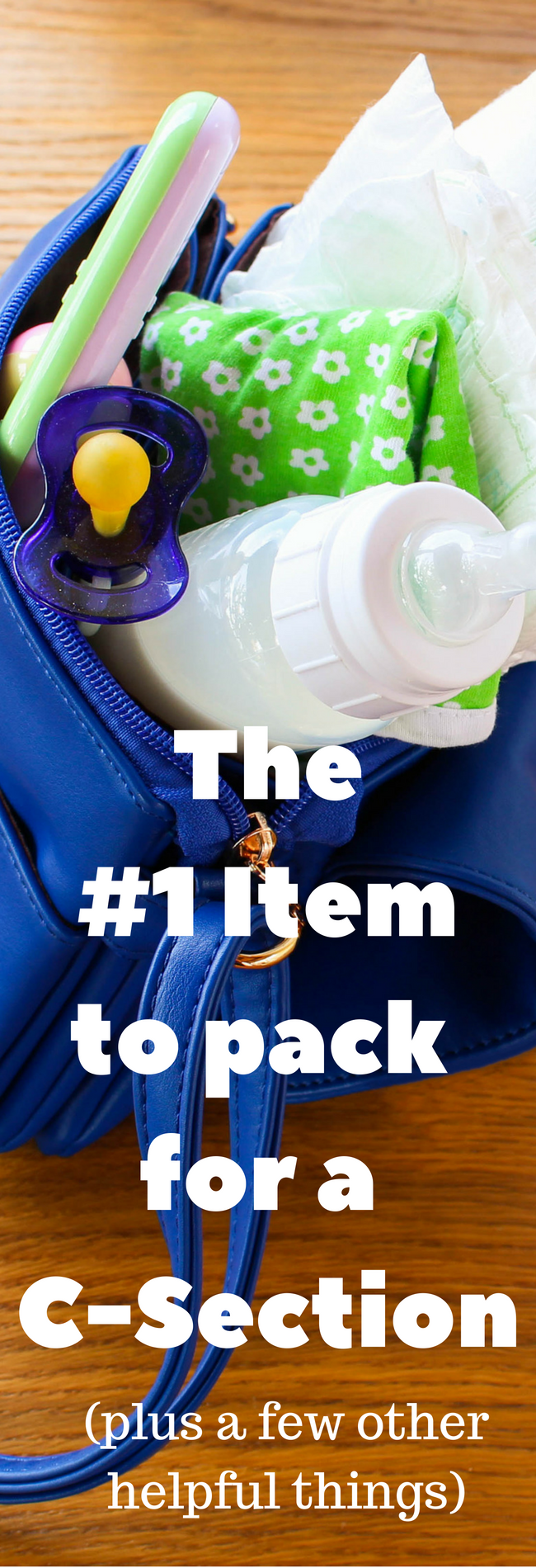 Packing for your scheduled c-section hospital bag? This is the #1 item you'll need for c-section recovery, as well as a checklist of other items.