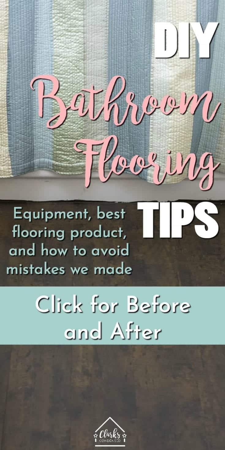 NuCore Flooring Review + 2 Year Update on Vinyl Floors in Bathroom