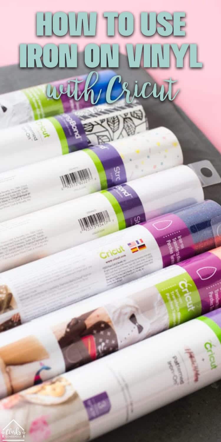 Iron on vinyl rolls for Cricut are some of my favorites to work with. You can easily learn how to make iron on projects with the Cricut Explore Air 2 by following all of the advice in this post. If you are looking for tips for iron on vinyl - this post should definitely help you - make sure you read this post about Iron on Vinyl FAQ to learn even more!