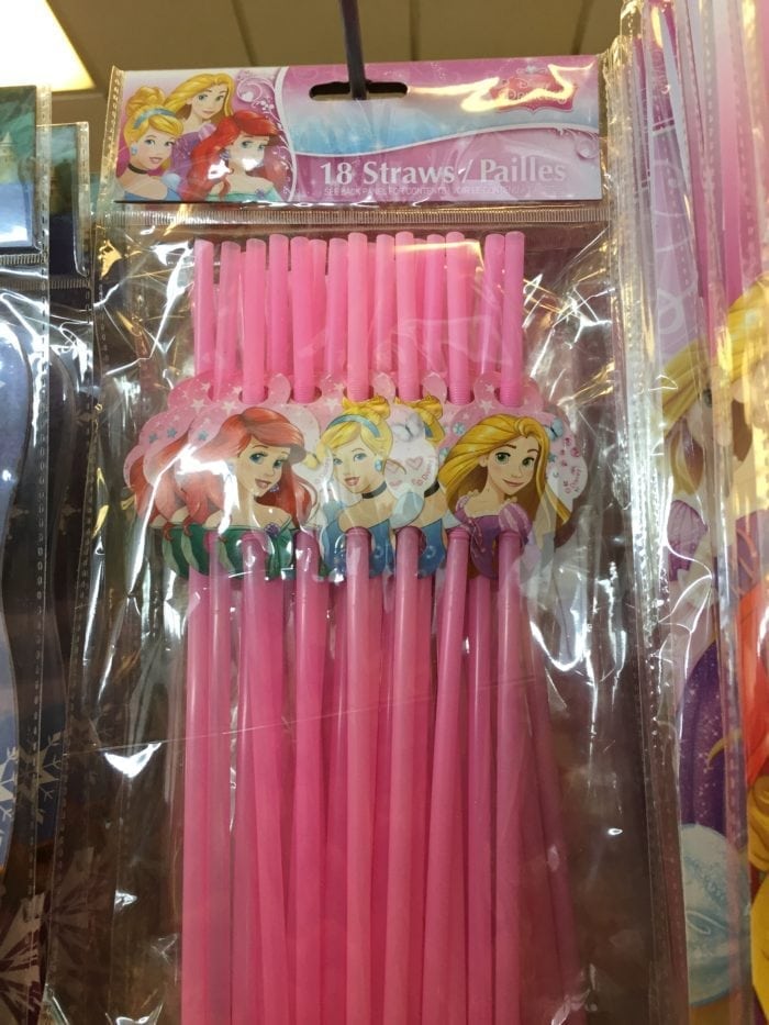 A group of princess toys on display