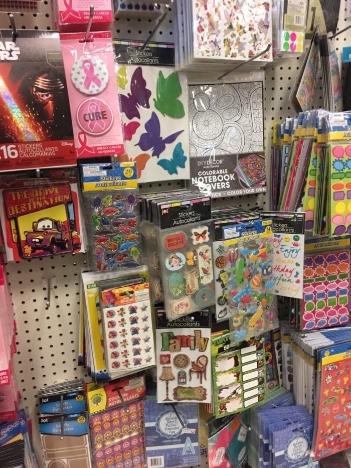 A bunch of items that are on display in a store