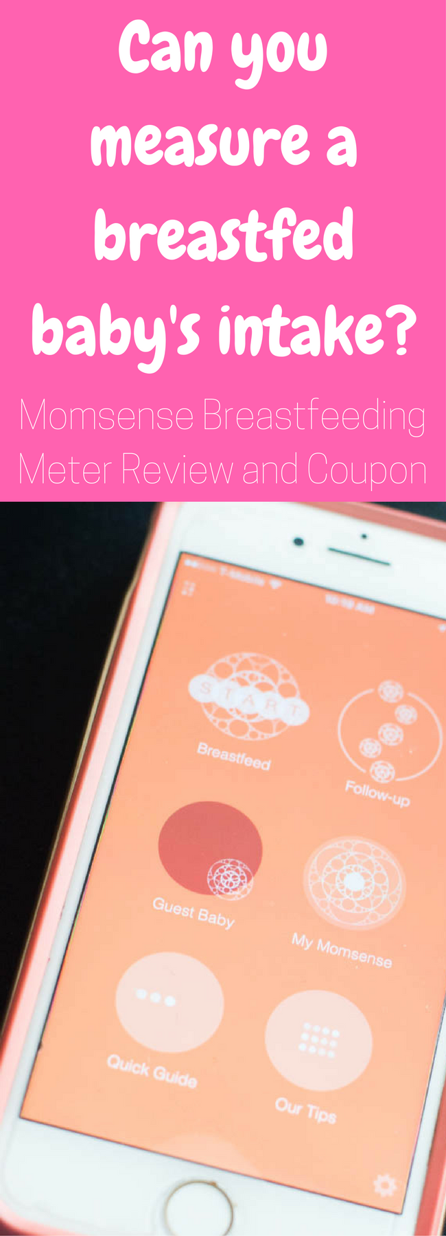 Momsense Breastfeeding Meter Coupon Code and Review