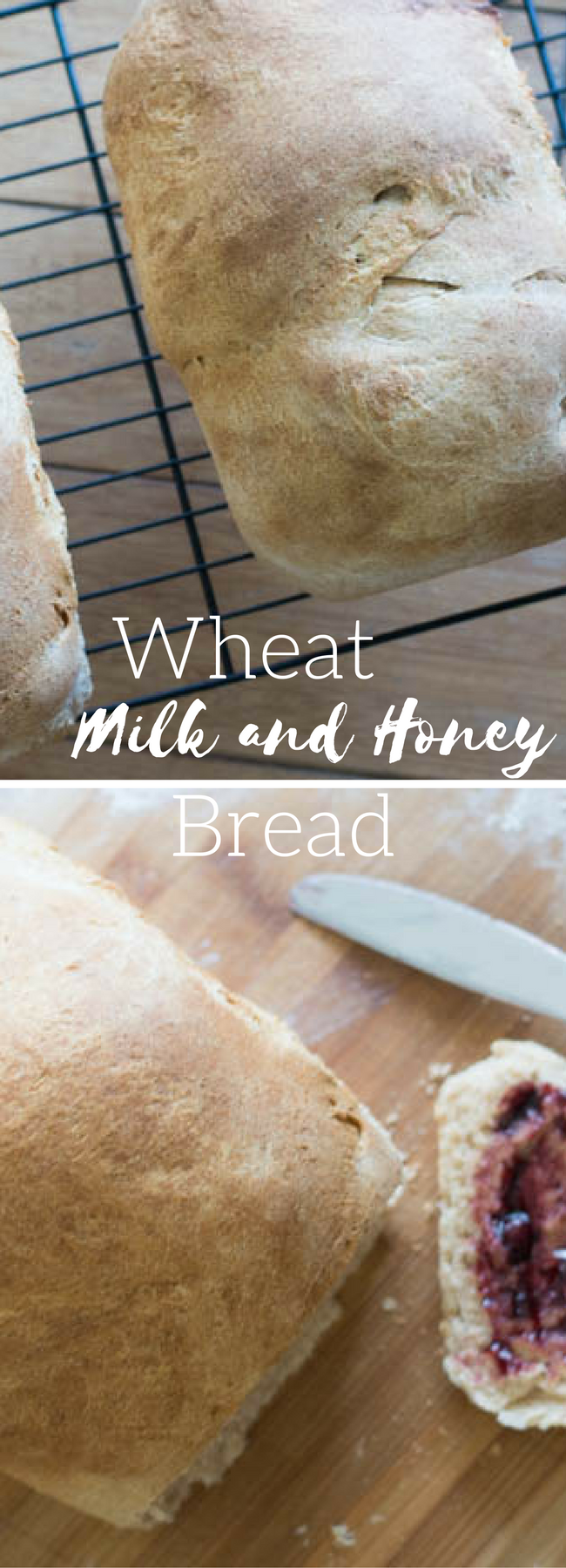 Wheat Bread / Homemade Wheat Bread / Milk and Honey Bread / Wheat Milk and Honey Bread / Homemade Bread / Bread Making