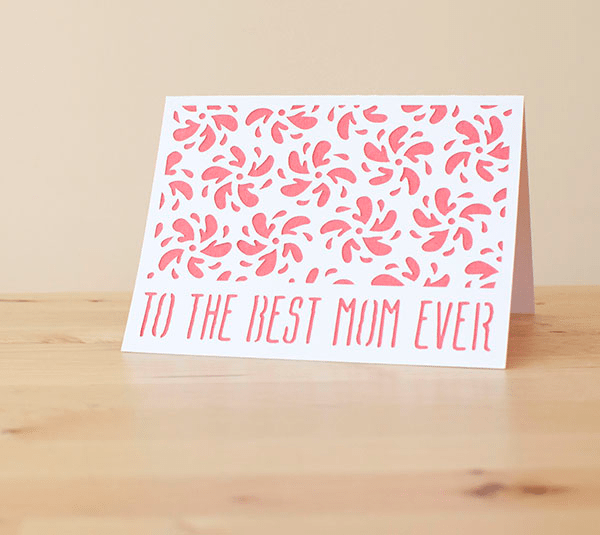to the best mom ever card