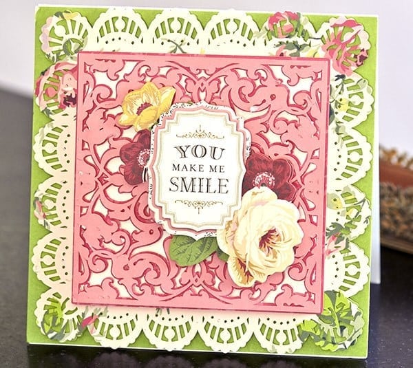 you make me smile card