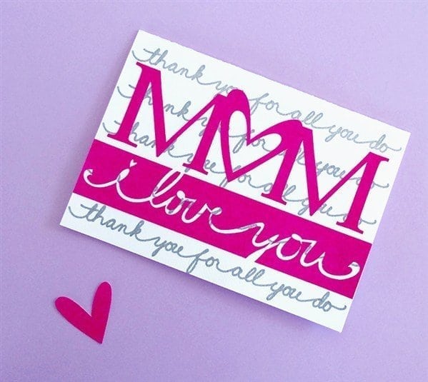 mom i love you card