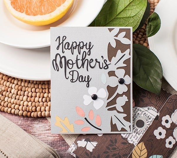 flowery mother\'s day card
