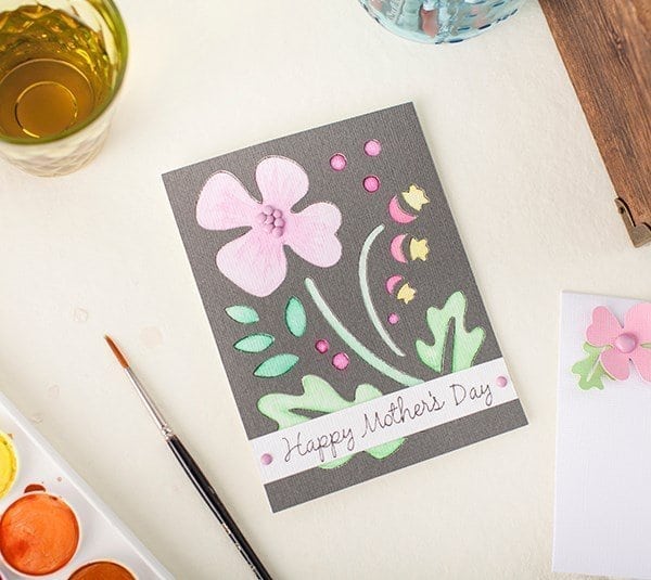 flower mother\'s day card