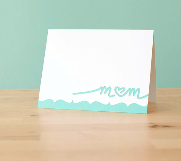 simple mom card