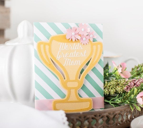 mother\'s day trophy card