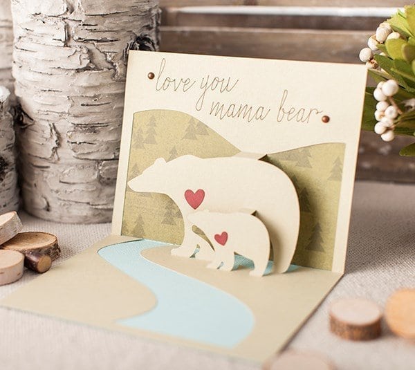 love you mama bear card