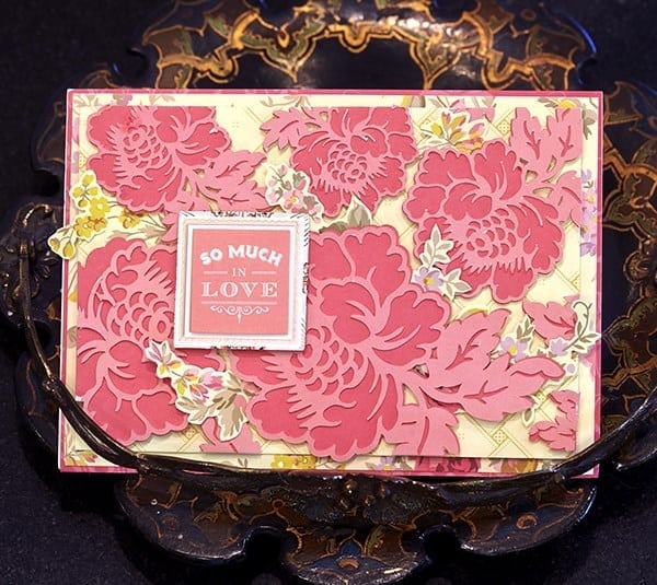 so much love floral card