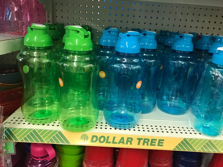 clear dollar tree milk container water bottle｜TikTok Search