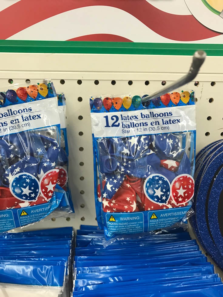 dollar tree patriotic balloons