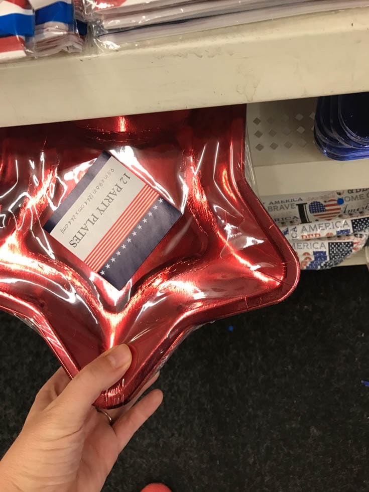 dollar tree party plates fourth of july