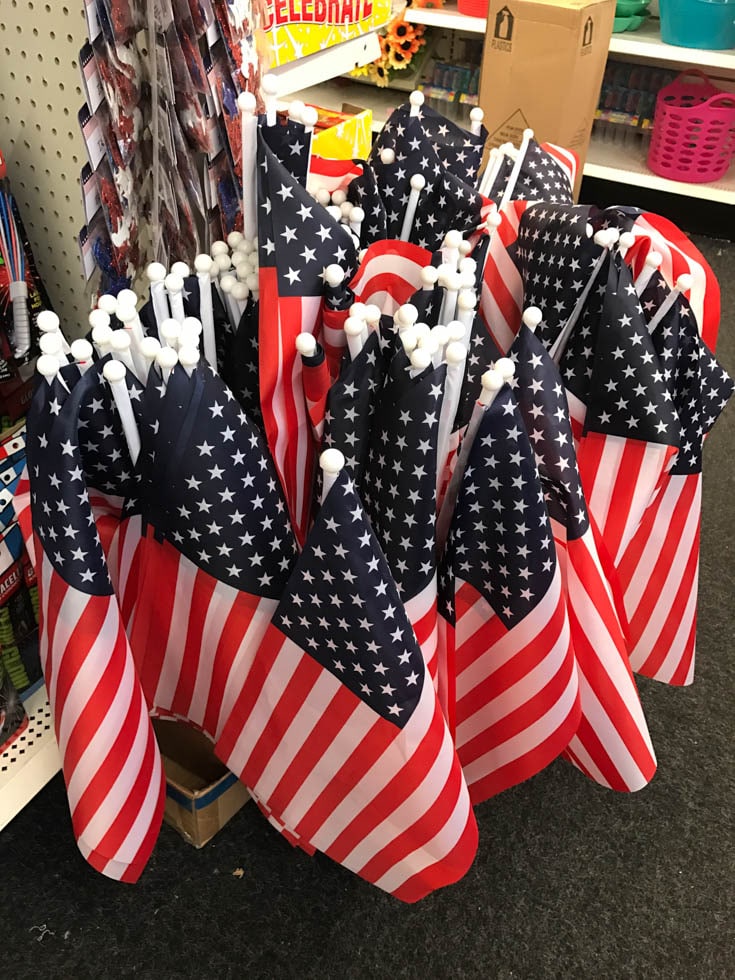 dollar tree flags