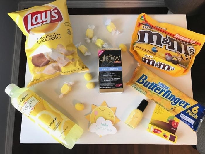 Awesome Box of Sunshine Ideas.