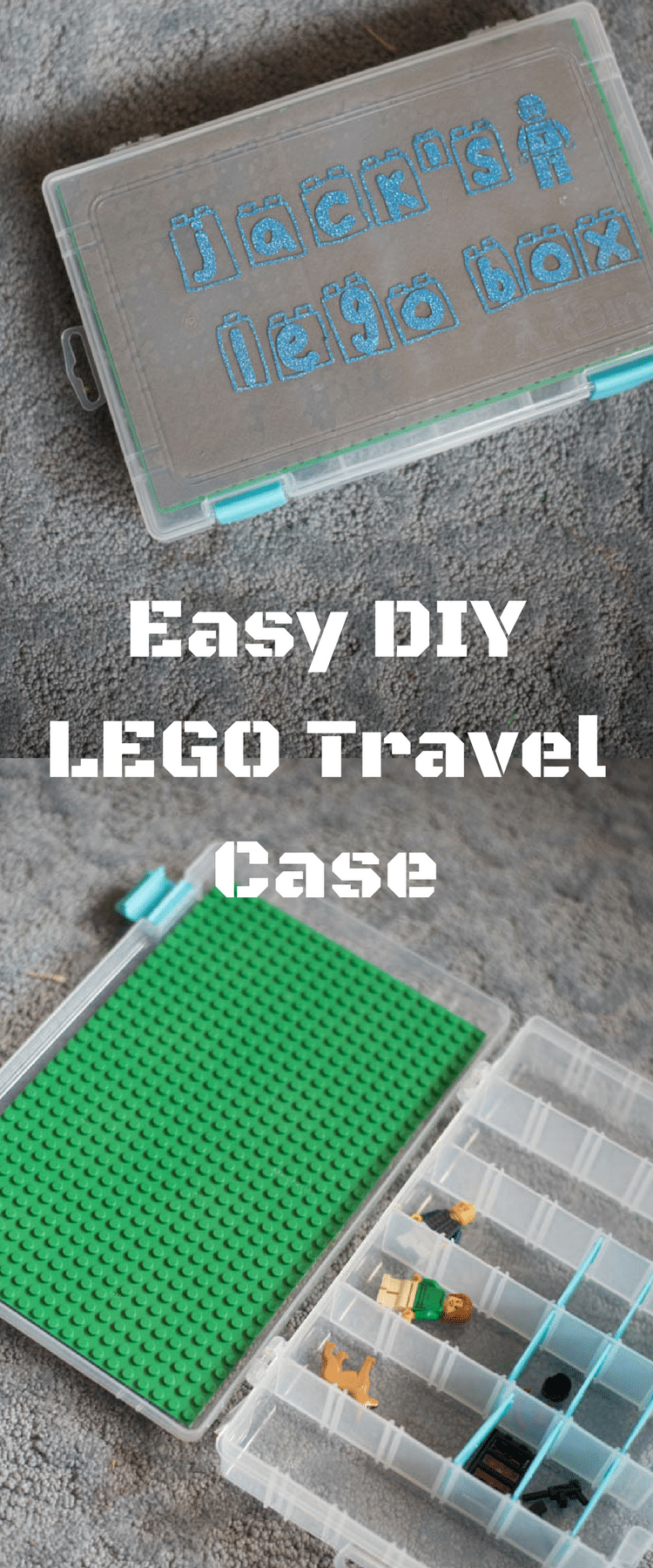 LEGO Storage / LEGO Travel Tray / LEGO Craft / DIY Travel Case / LEGO, LEGO, LEGO / LEGO Ideas