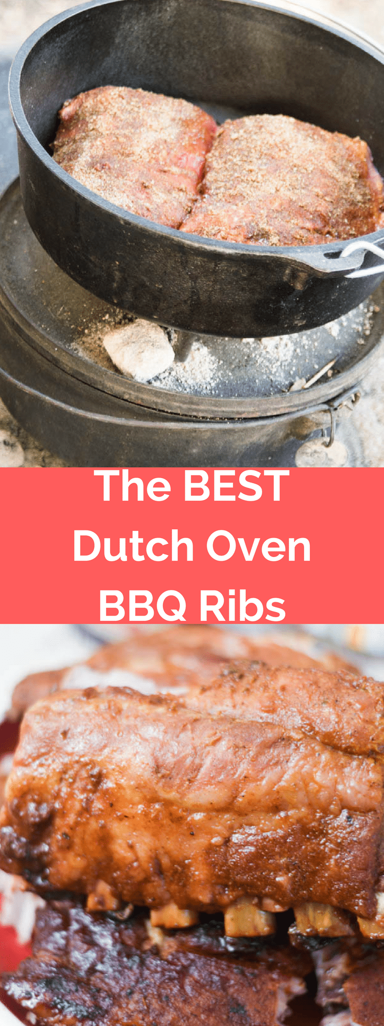 The Best Dutch Oven Ribs Recipe / Dutch Oven Ribs / Dutch Oven Baby Back Ribs / Dutch Oven BBQ Ribs / Dutch Oven Recipes / BBQ Spice Rub / Ribs Recipe / Best Ribs Recipe / Easy Ribs Recipe