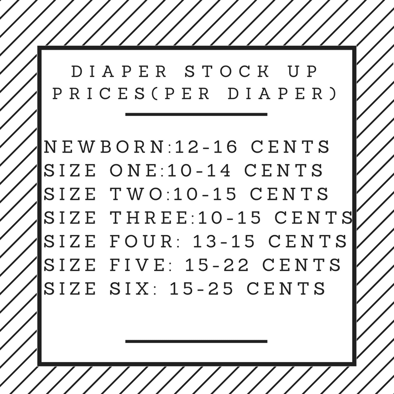 How Many Diapers Per Size Chart