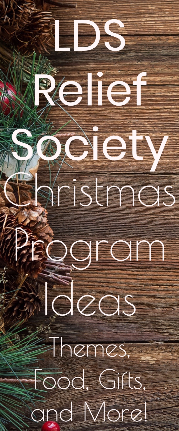 LDS Relief Society Christmas Program Ideas